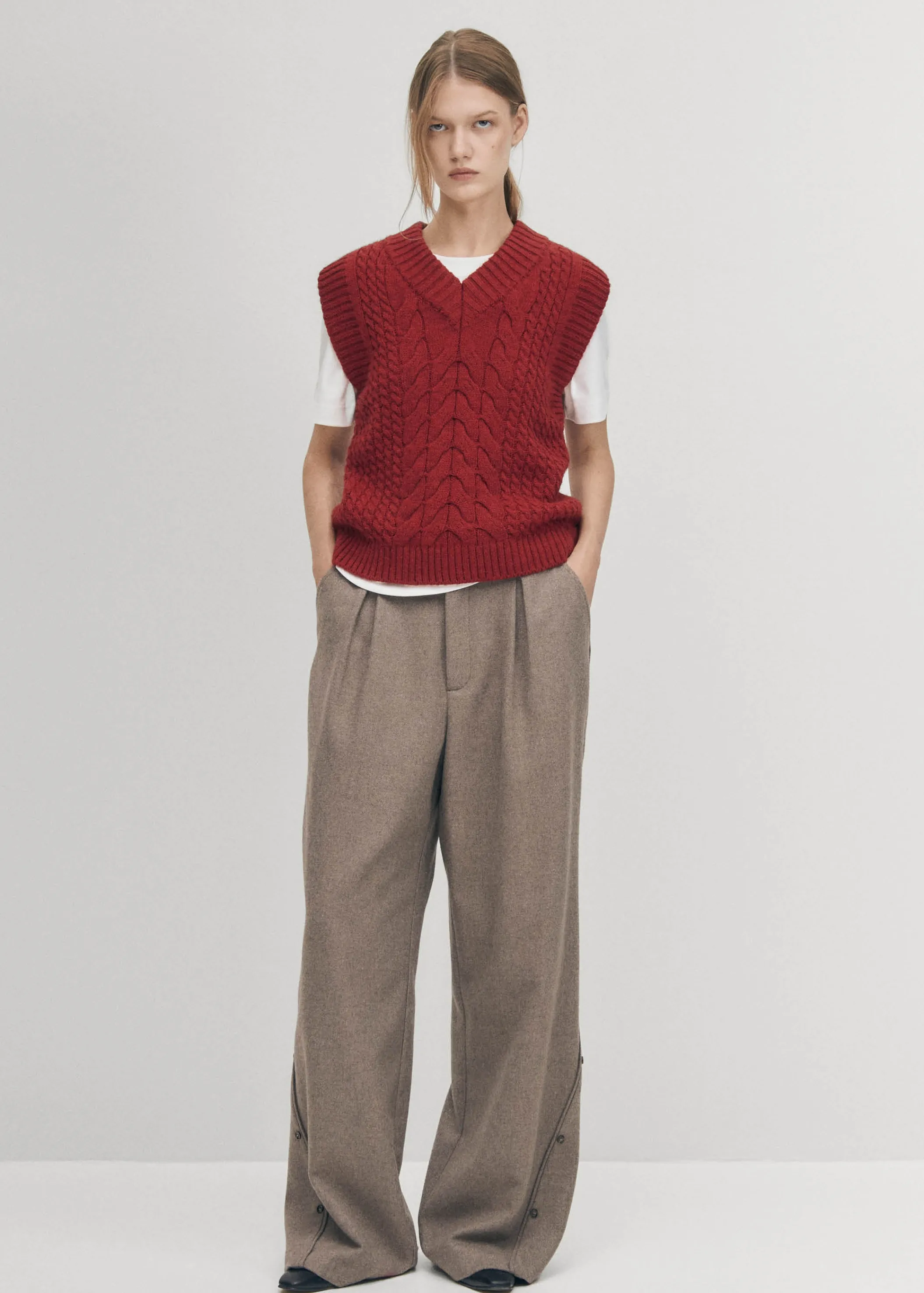 ALOHAS Cosy Roter Strickweste< Limited Units | Blazers & Westen