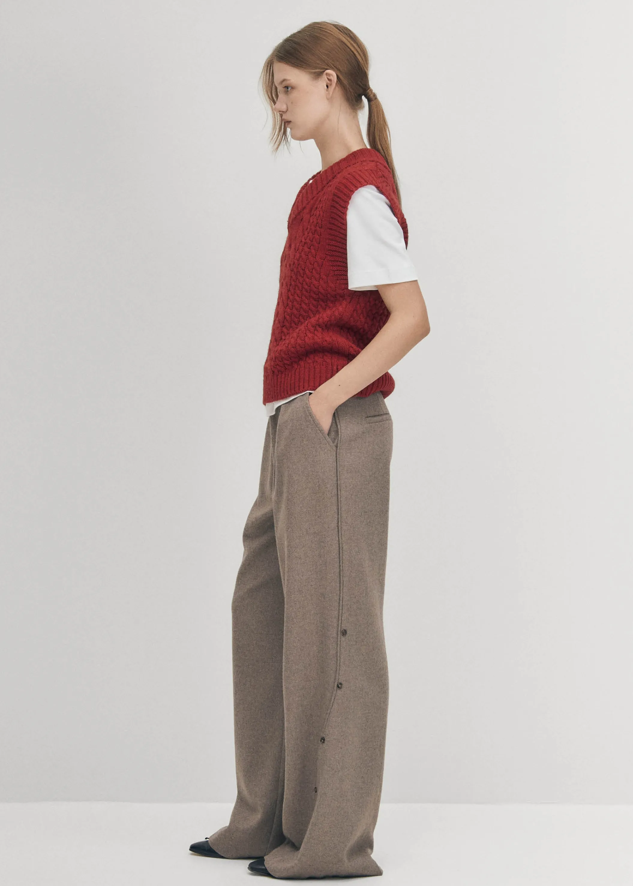 ALOHAS Cosy Roter Strickweste< Limited Units | Blazers & Westen