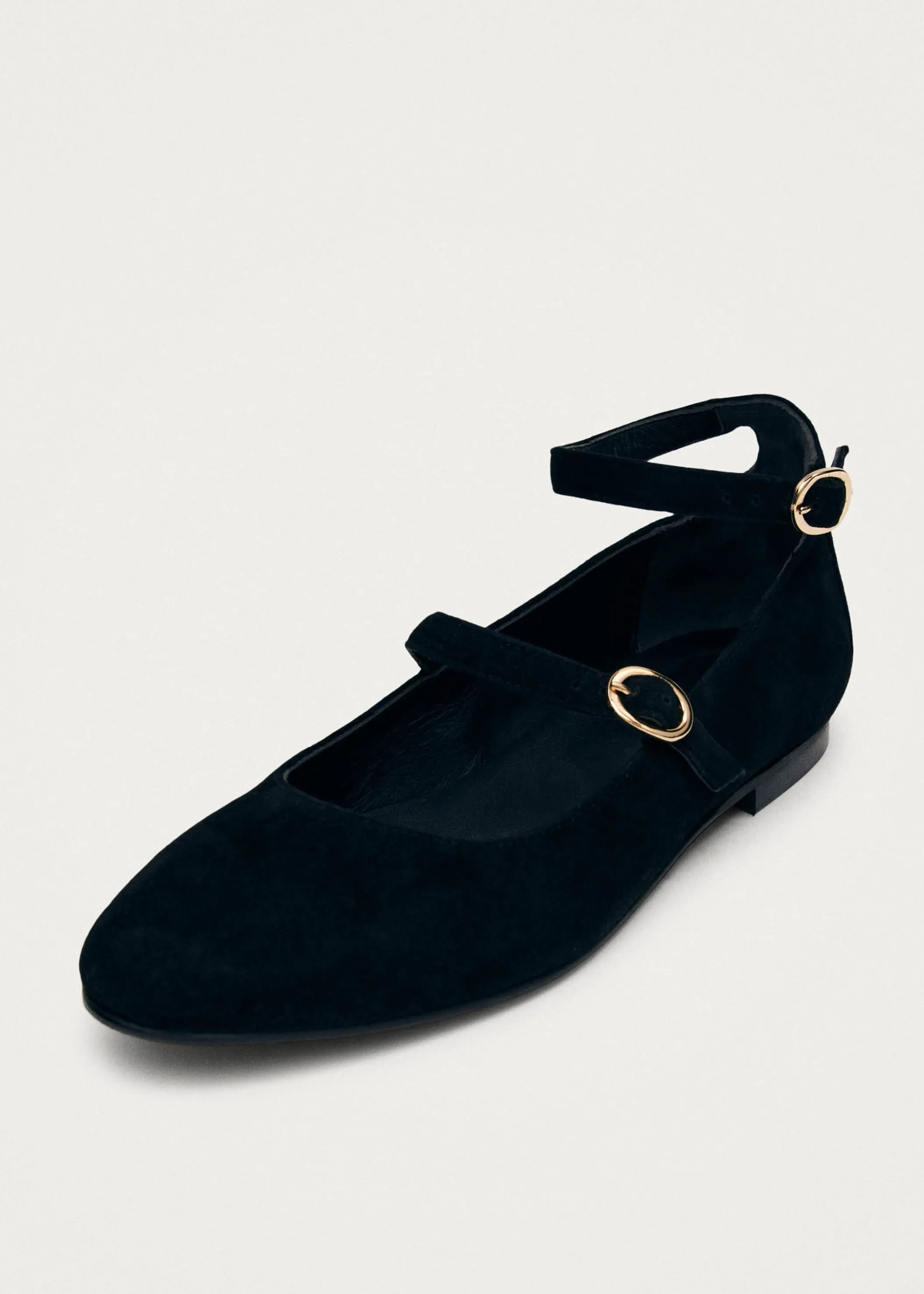 ALOHAS Evelyn Schwarze Mary-Jane Flats aus Wildleder< Limited Units | Ballerinas