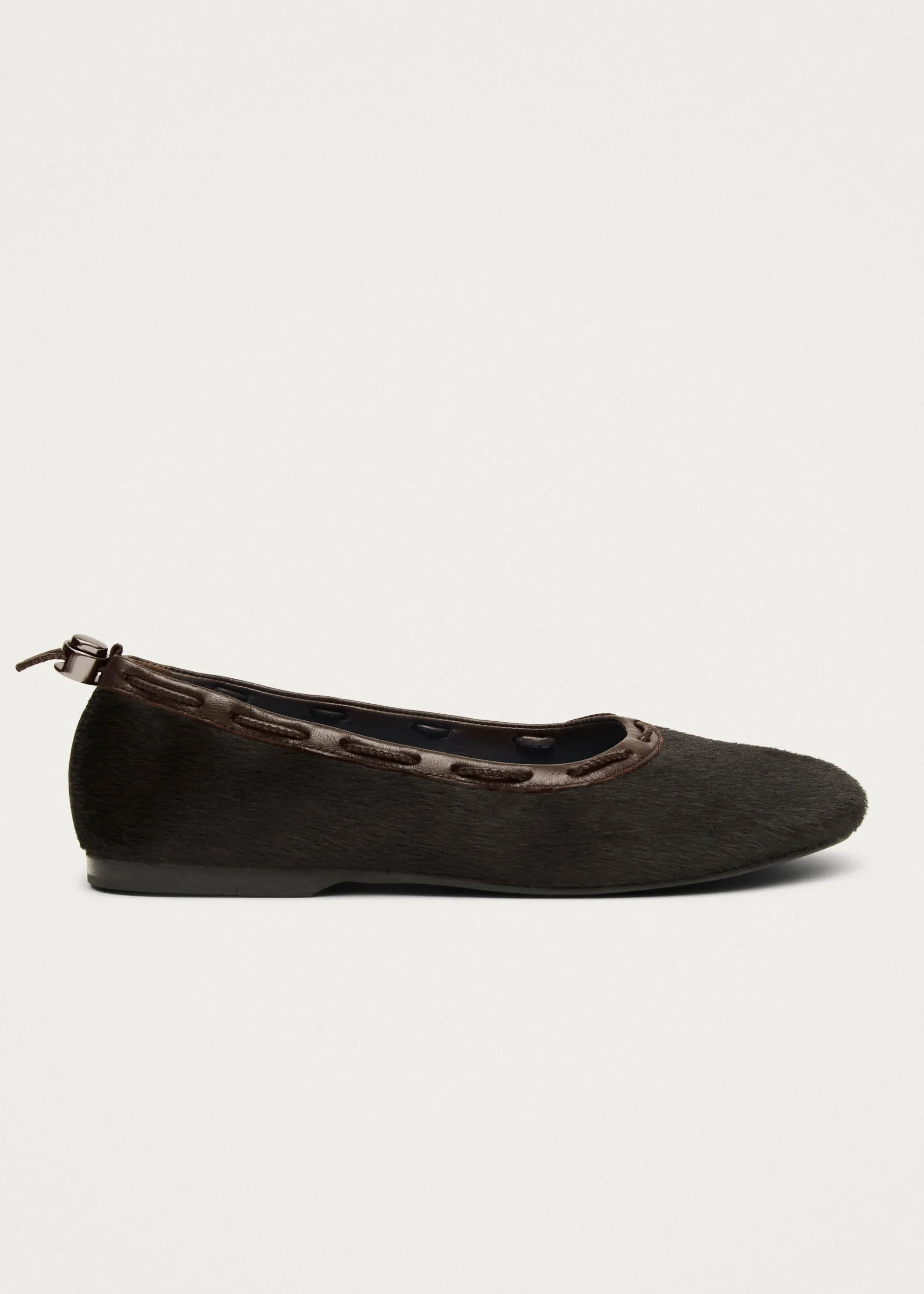 ALOHAS Gill Soft Braune Leder Ballerinas< Ballerinas