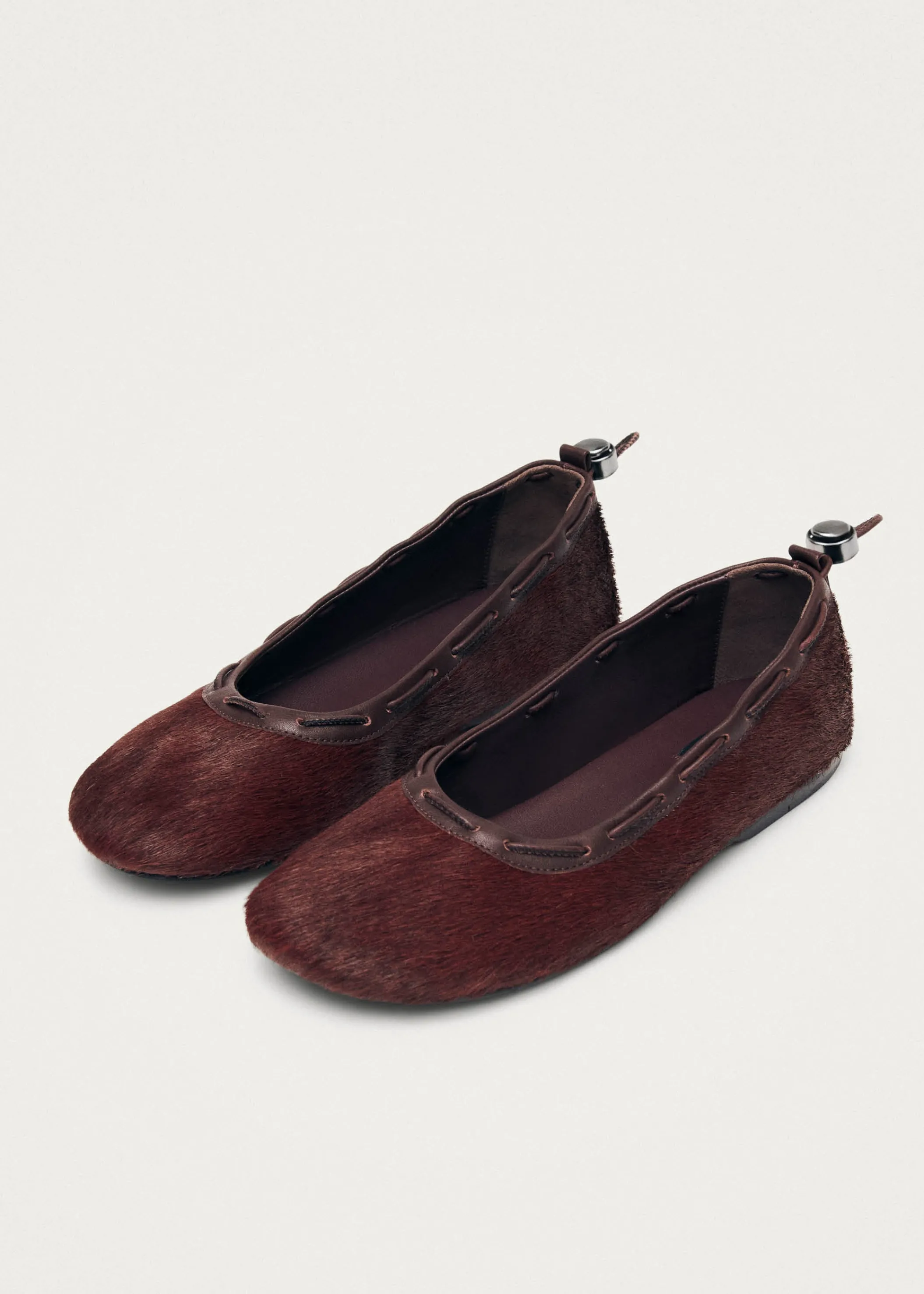 ALOHAS Gill Soft Burgunder Leder Ballerinas< Ballerinas