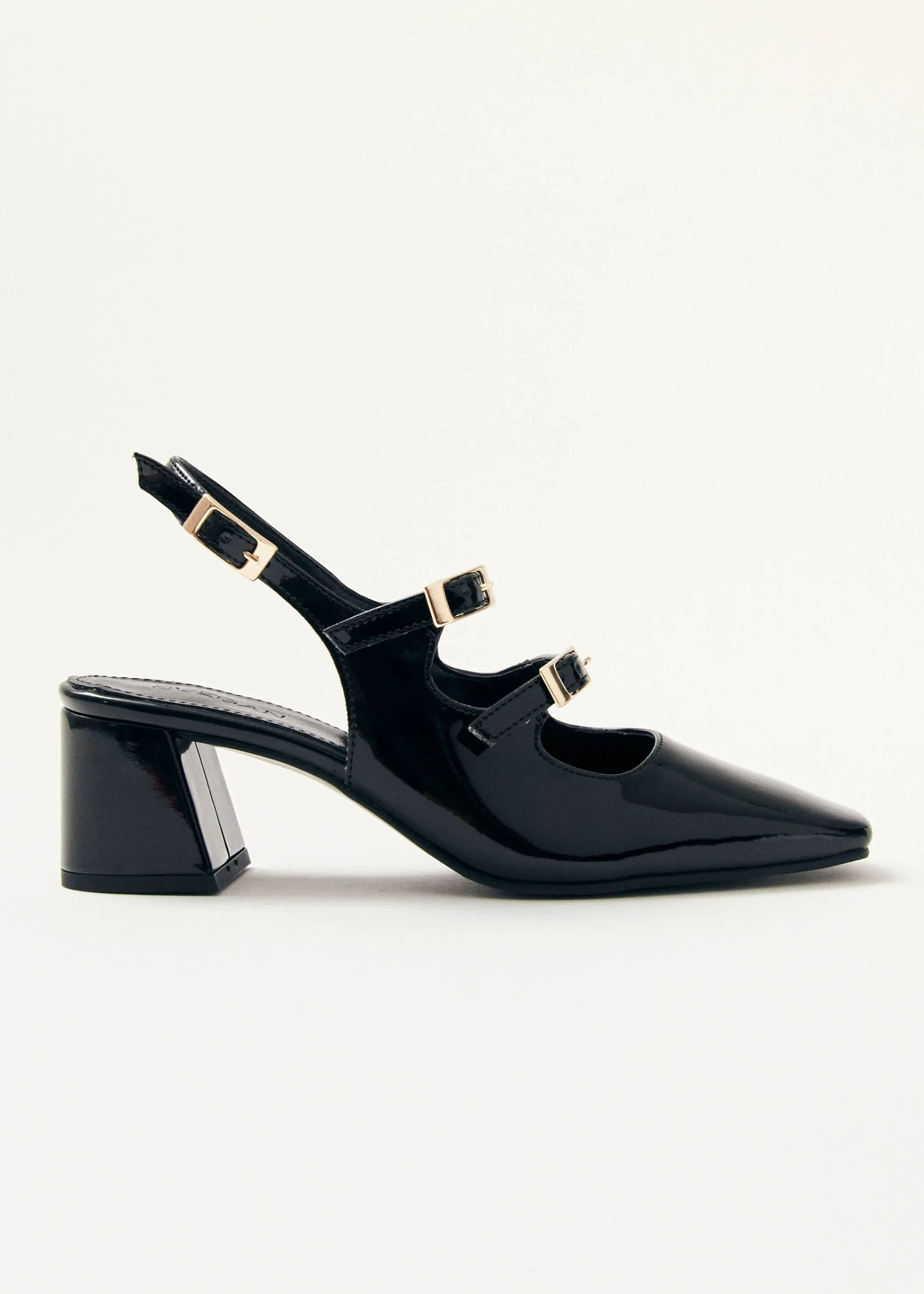 ALOHAS Hanna Schwarze Vegane Slingback-Pumps< Limited Units | Vegan