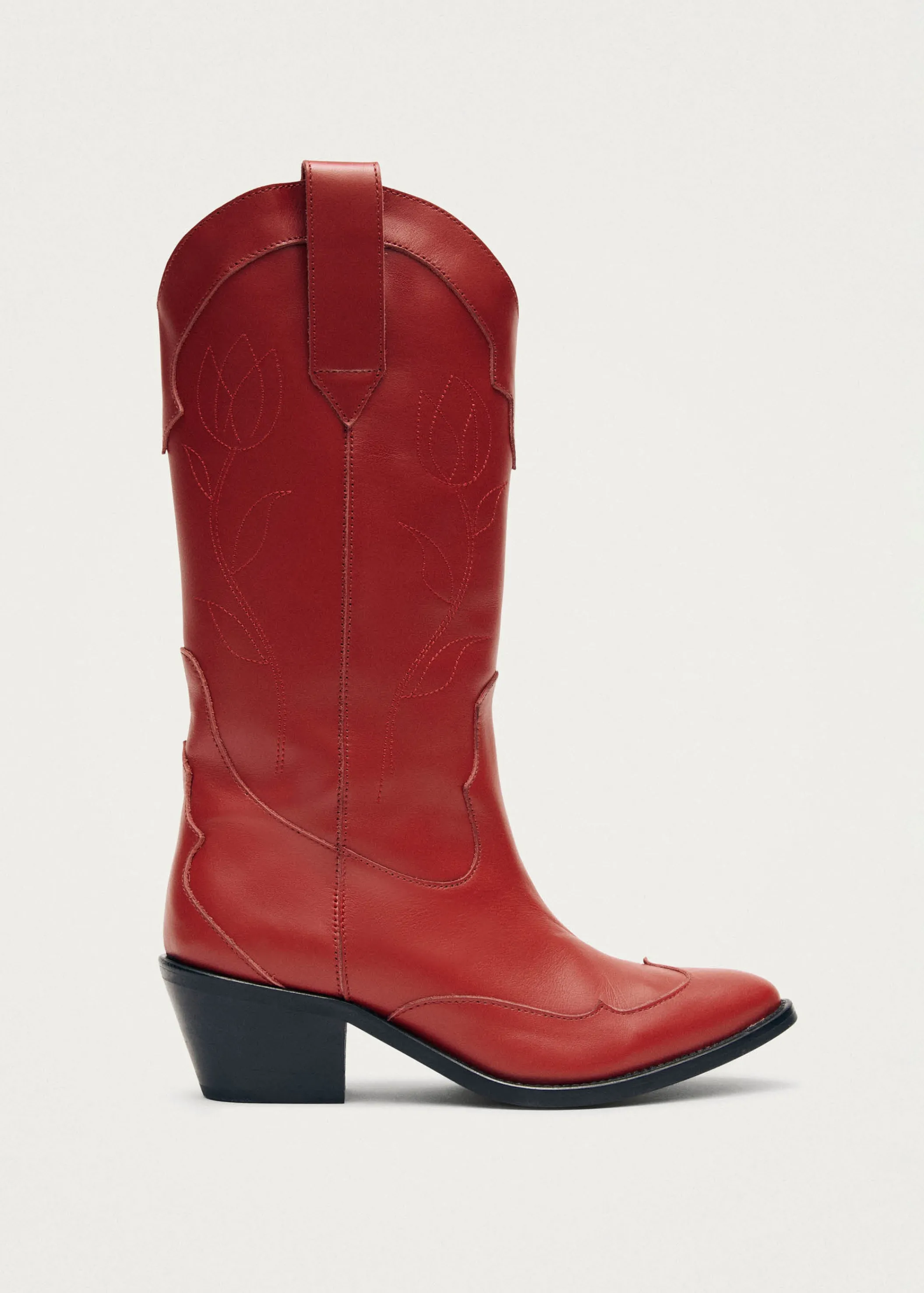 ALOHAS Liberty Rote Cowboystiefel aus Leder< Limited Units | Stiefel