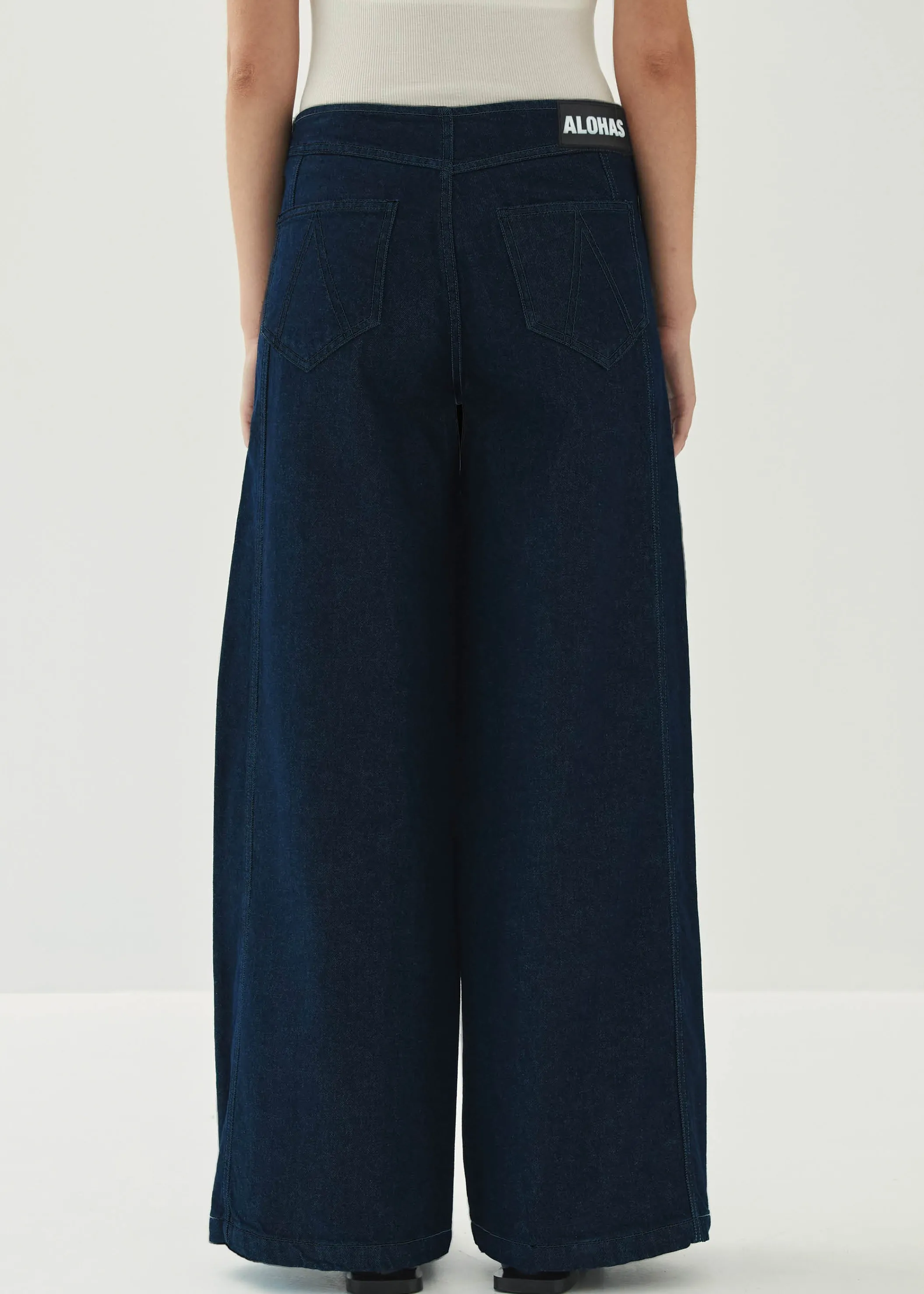 ALOHAS Magda Denim Trousers< Limited Units | Denim