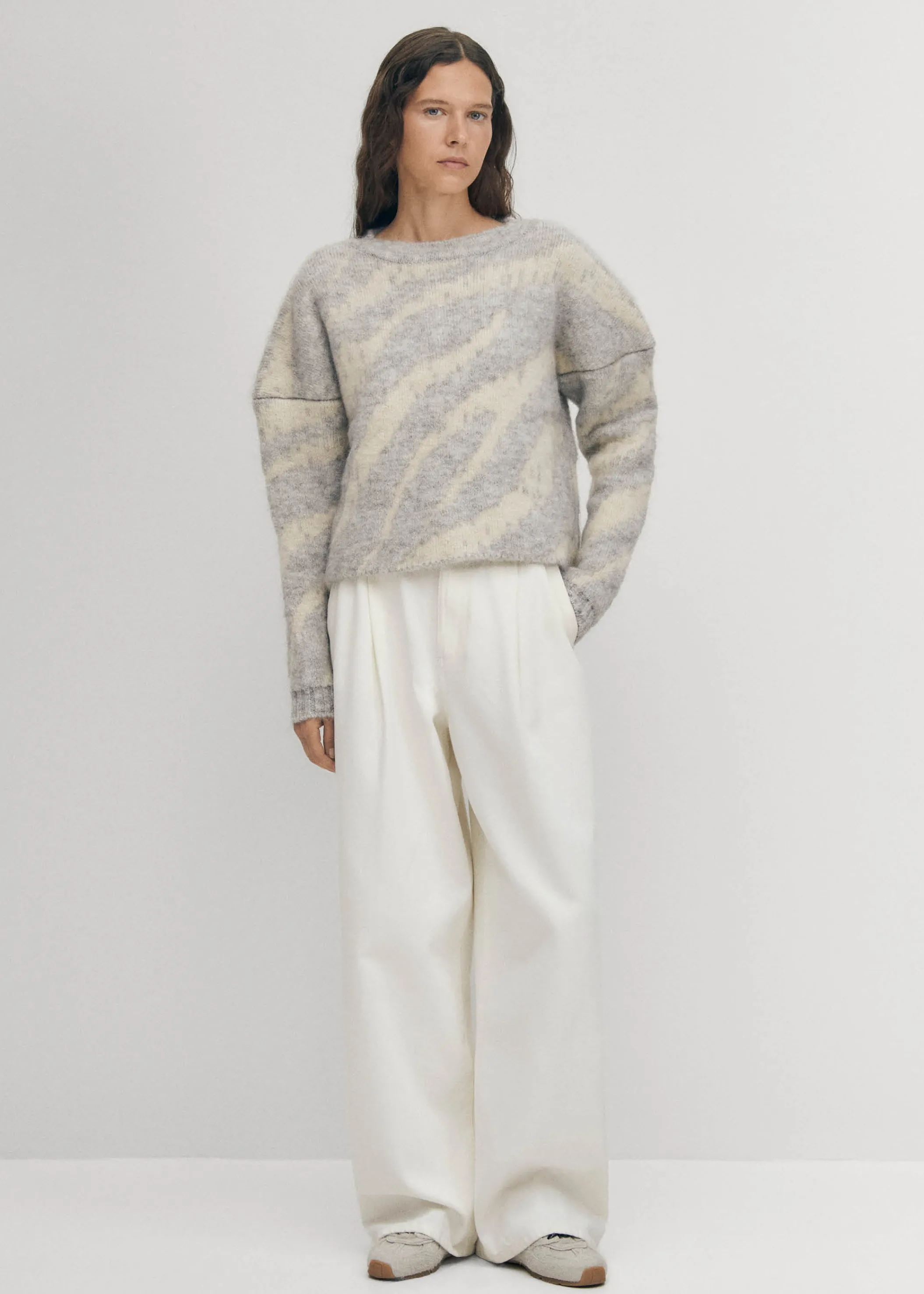 ALOHAS Malmo Grauer Pullover< Pullover & Strickjacken