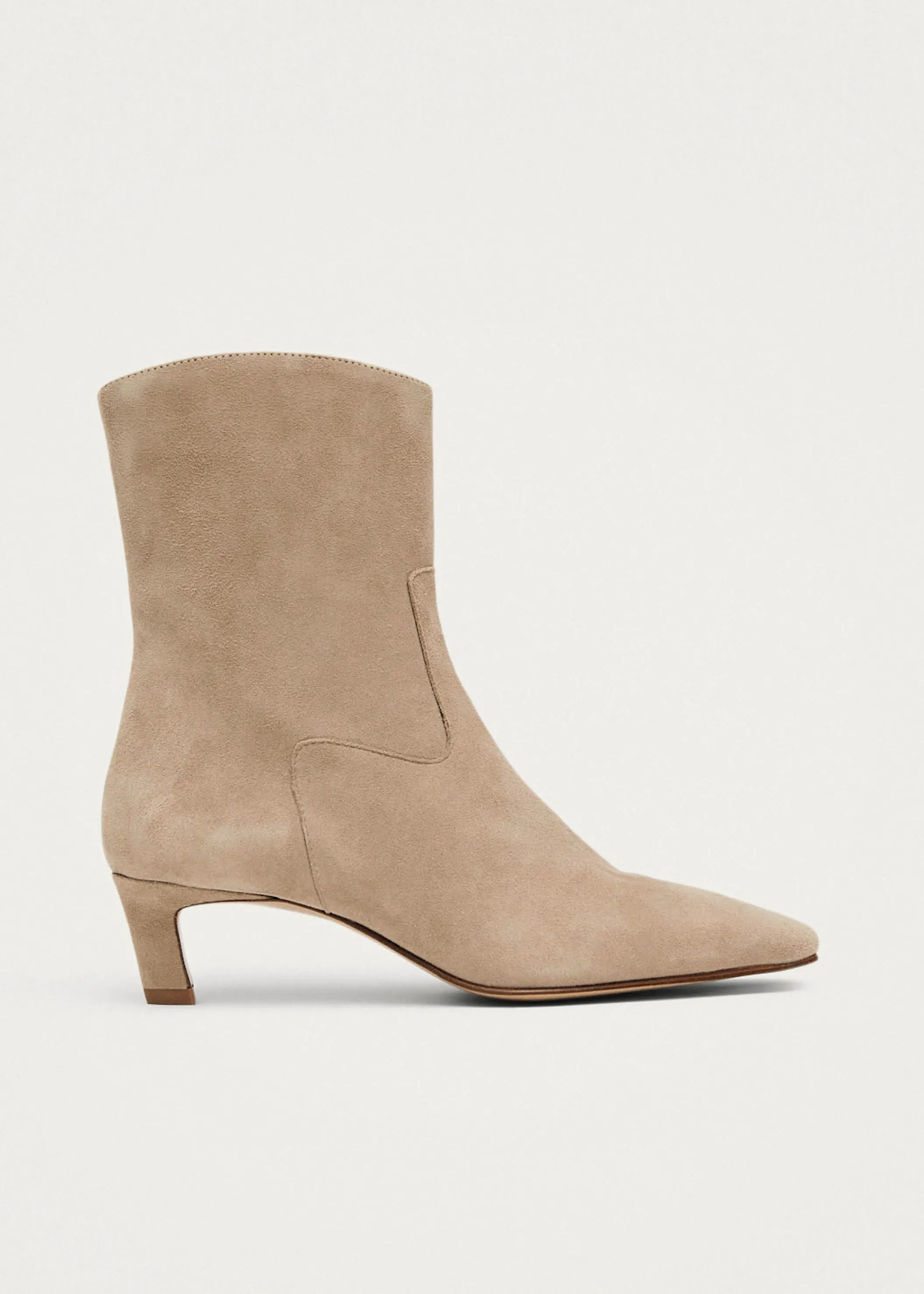 ALOHAS Nash Suede Beige Leather Ankle Boots< Limited Units | Stiefel