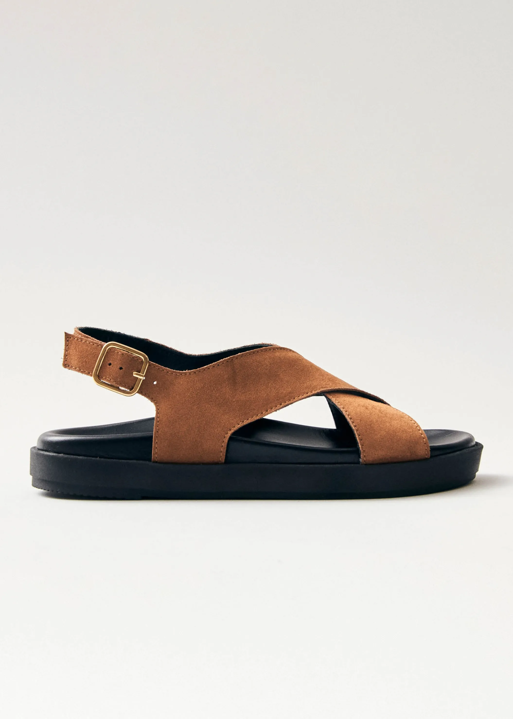 ALOHAS Nico Braune Wildleder-Sandalen< Sandalen