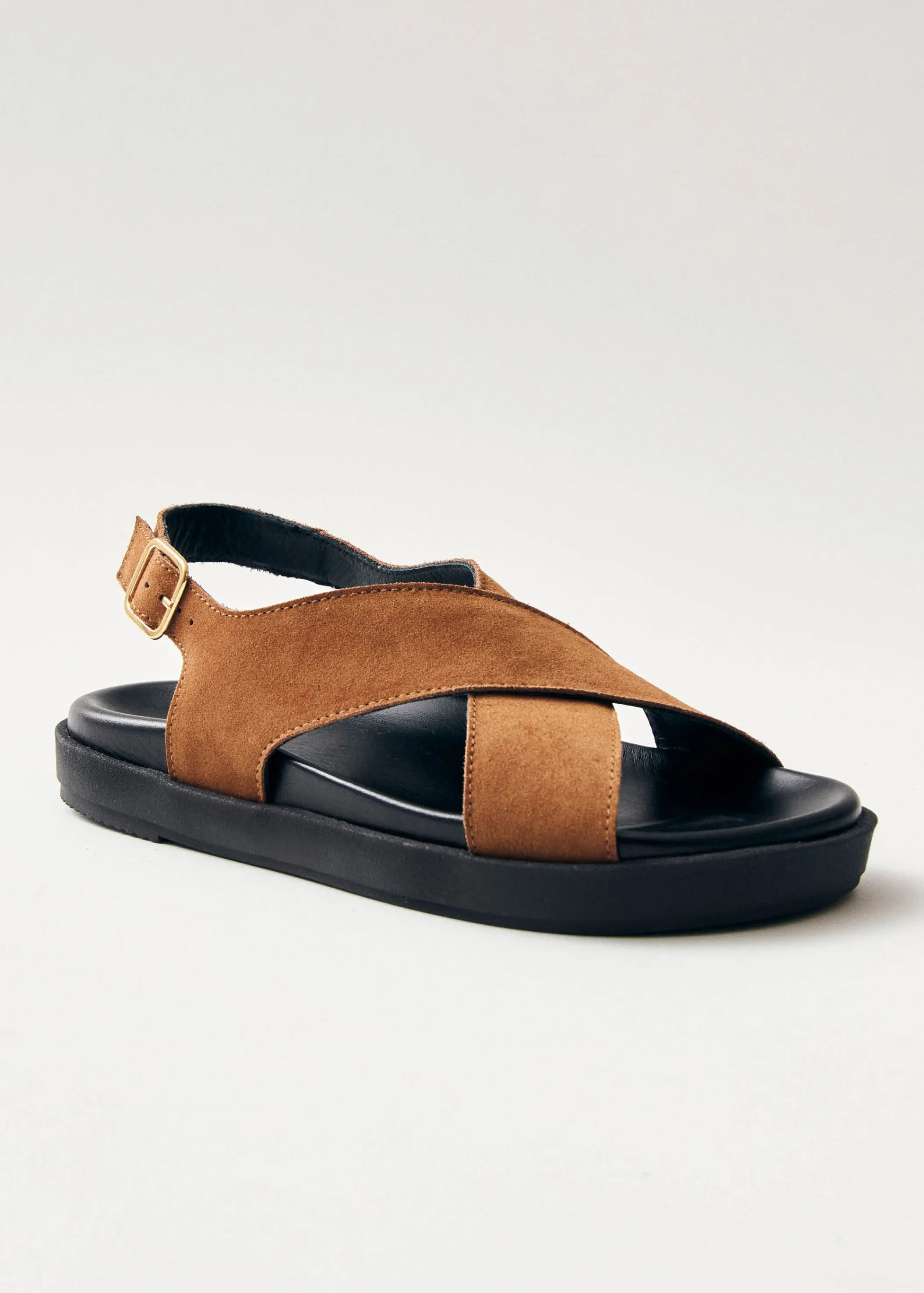 ALOHAS Nico Braune Wildleder-Sandalen< Sandalen