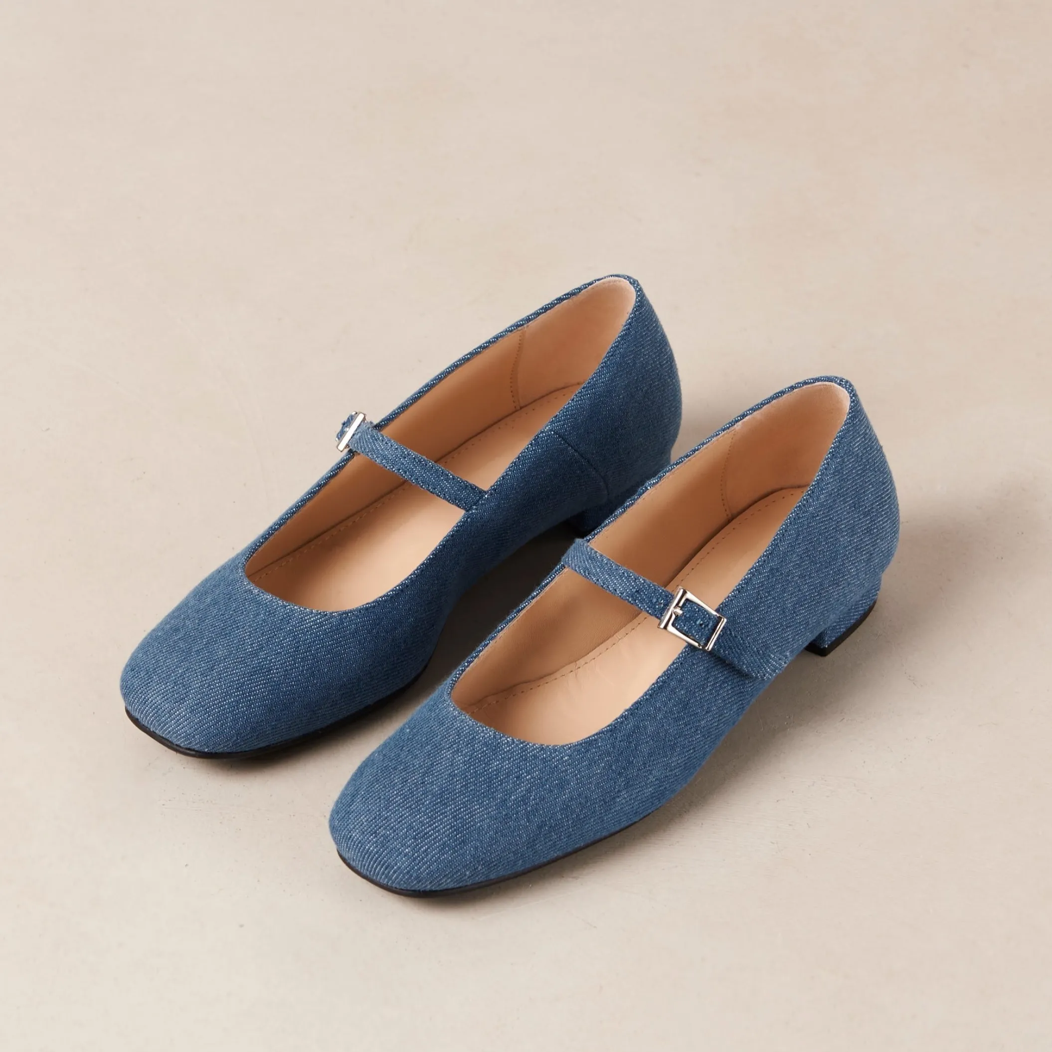 ALOHAS Por Do Sol Denim Blue Denim Ballet Flats< Ballerinas