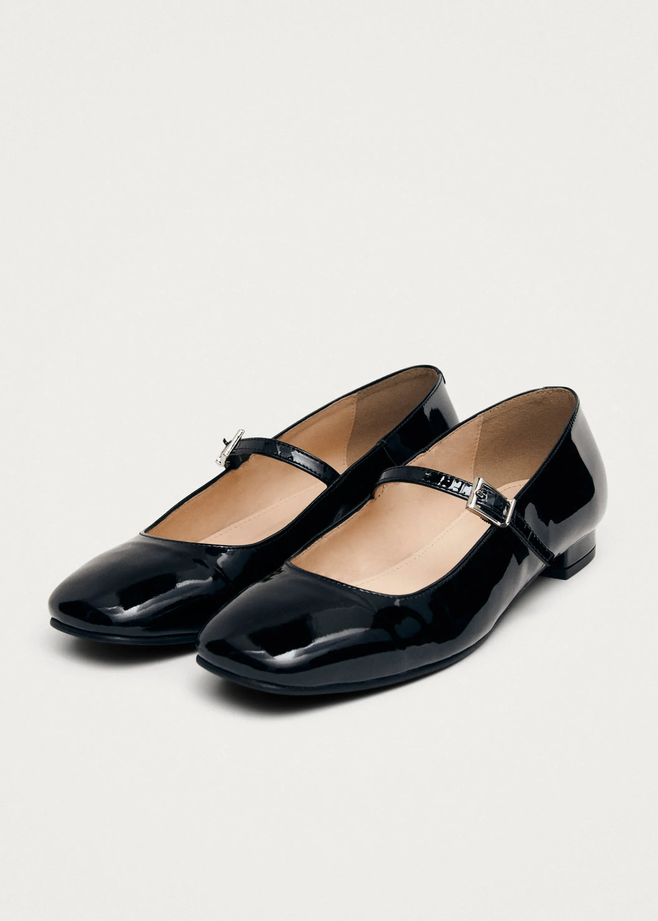 ALOHAS Por Do Sol Schwarze Lack-Ballerinas< Limited Units | Ballerinas