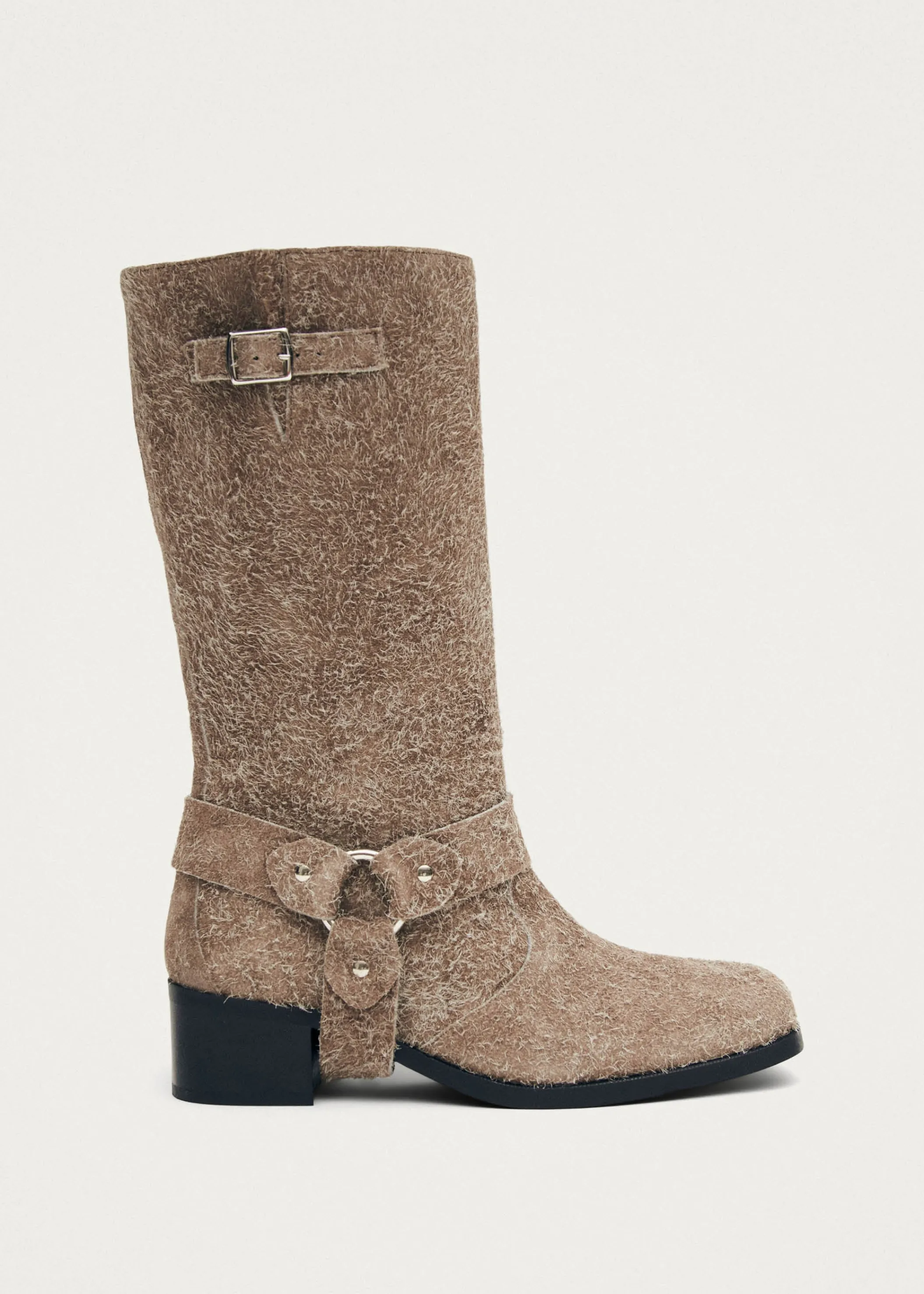 ALOHAS Rocky Suede Fuzzy Beige< Stiefel