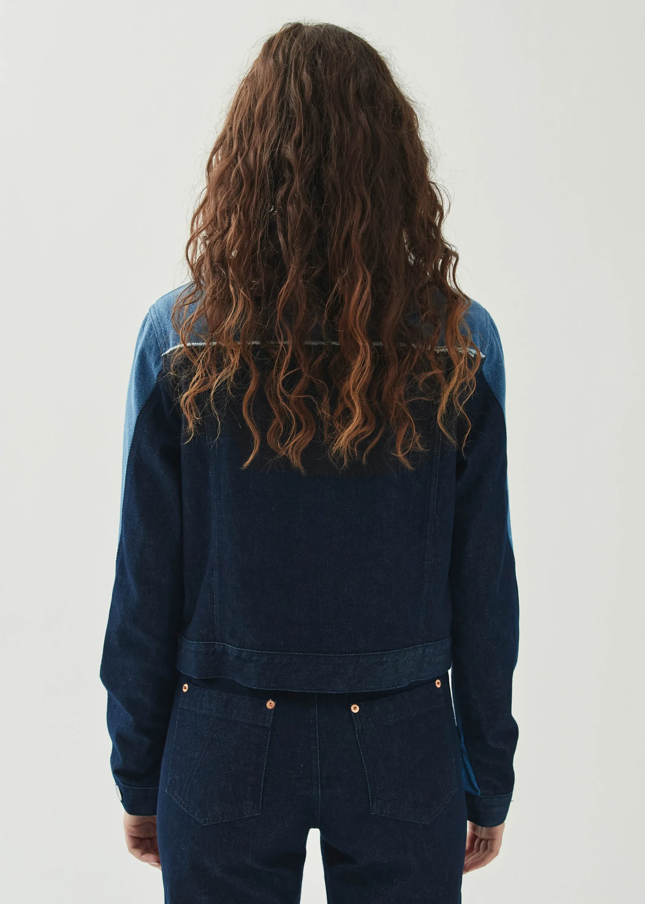 ALOHAS Sand - Bicolor Indigo Jeansjacke< Limited Units | Jacken & Mäntel