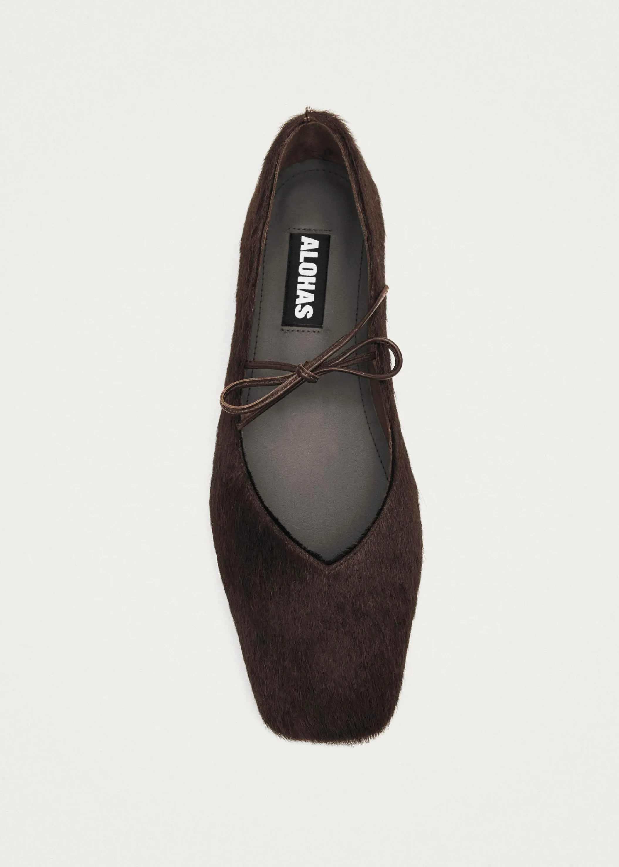 ALOHAS Sway Soft Braune Leder Ballerinas< Ballerinas