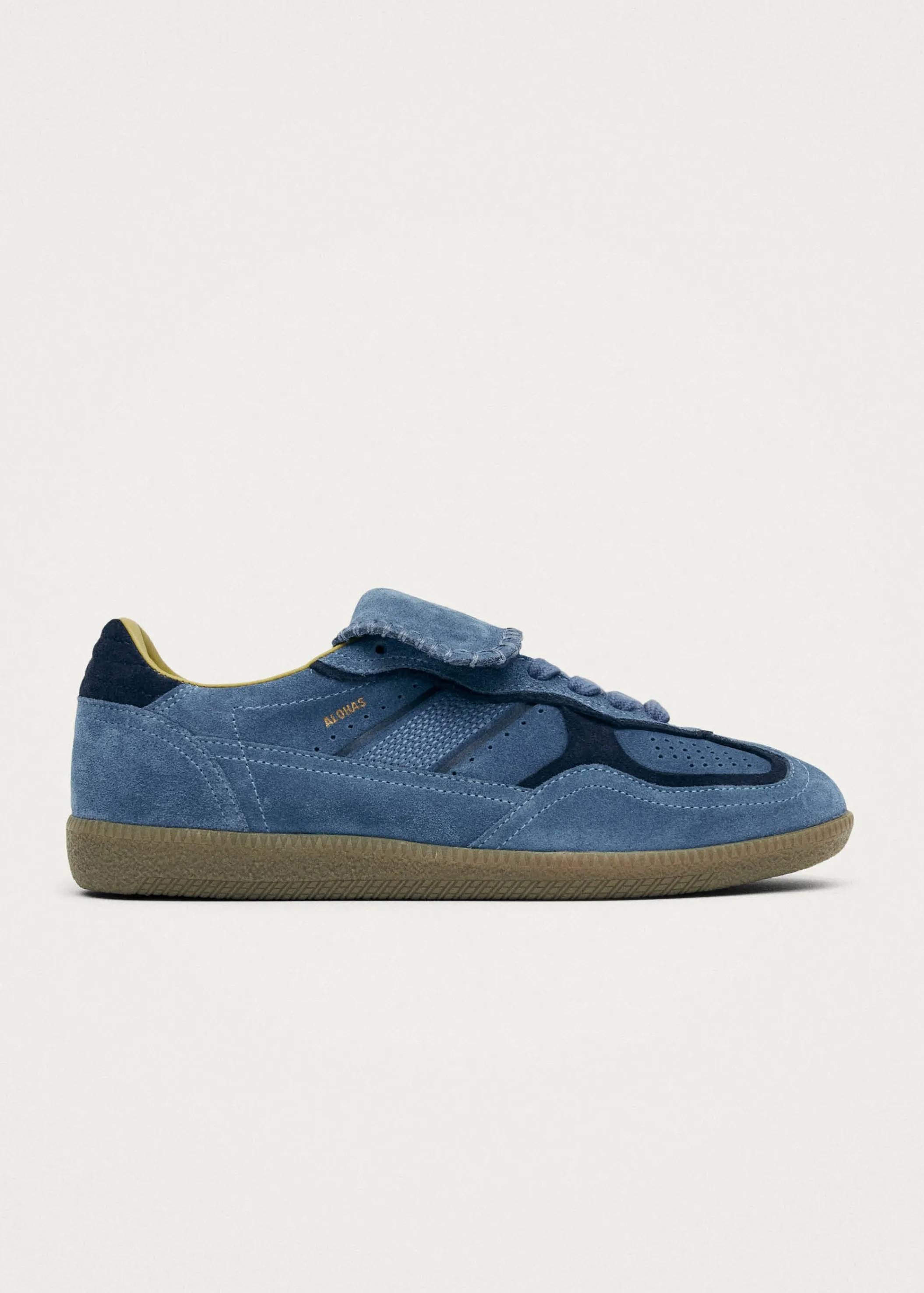 ALOHAS Tb.490 Club Wildleder Blaue Leder-Sneaker< Sneaker | Men