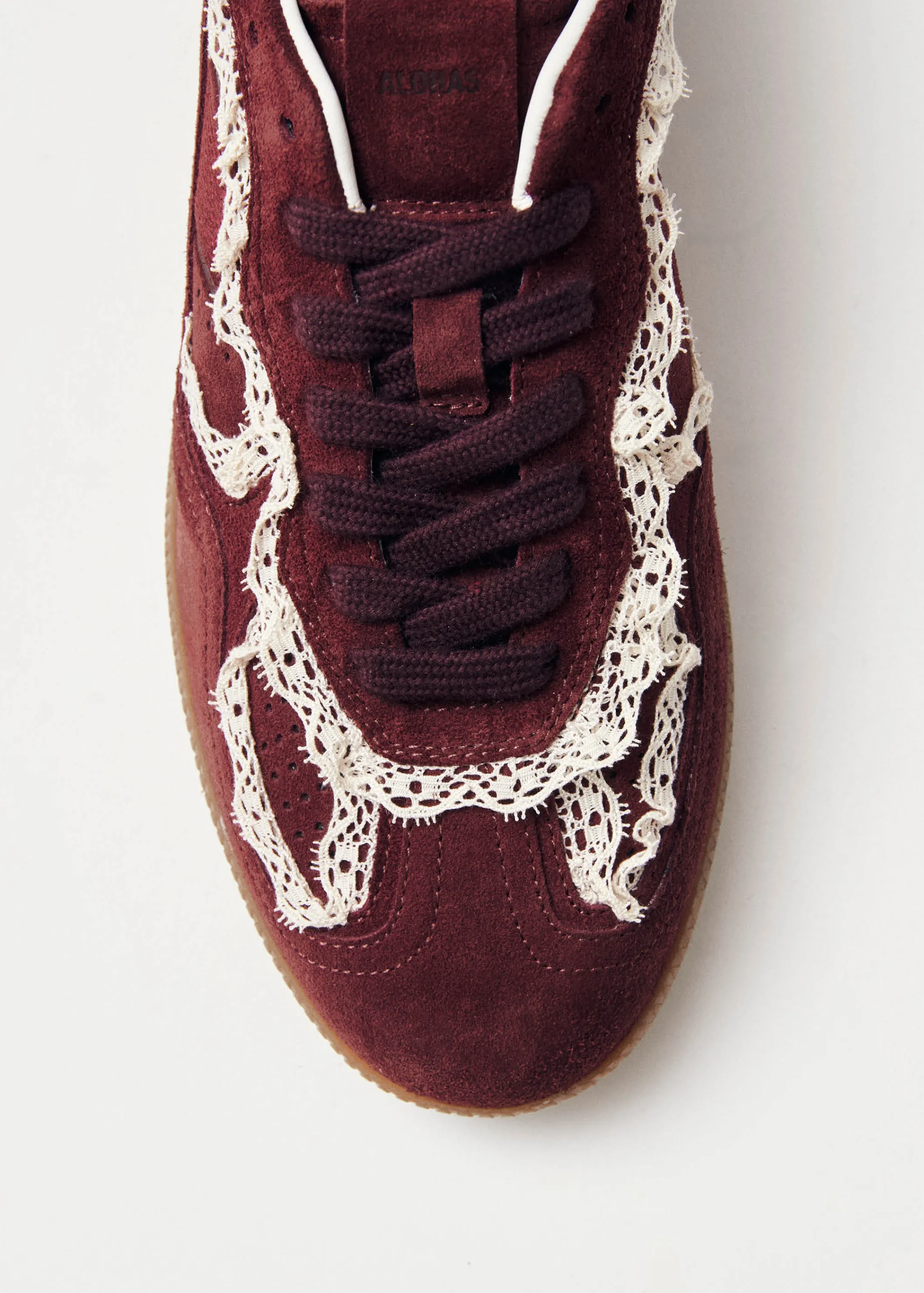 ALOHAS Tb.490 Crochet Burgunder Leder Sneaker< Sneaker