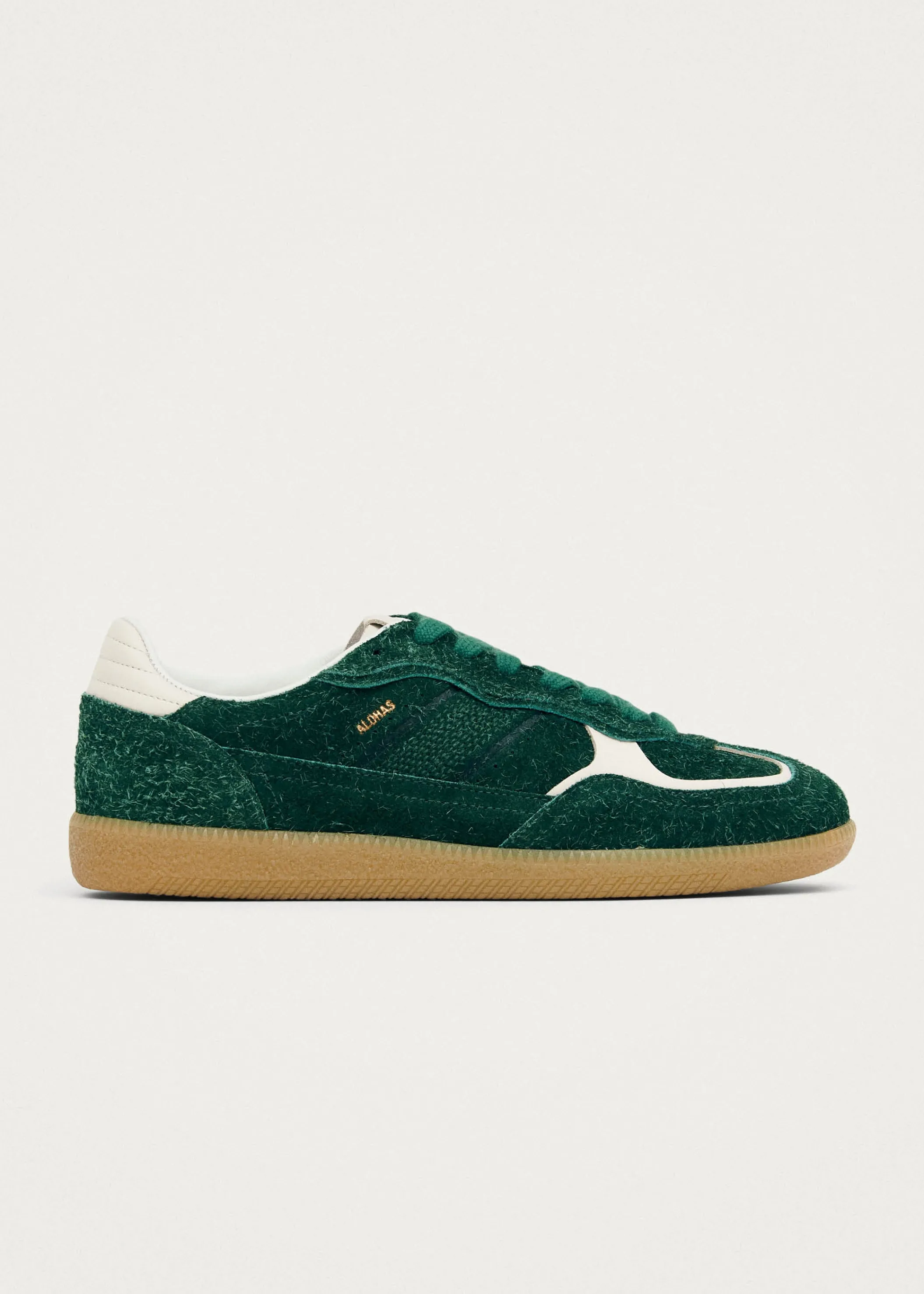 ALOHAS Tb.490 Rife Suede Fuzzy Grüne Leder-Sneaker< Limited Units | Men