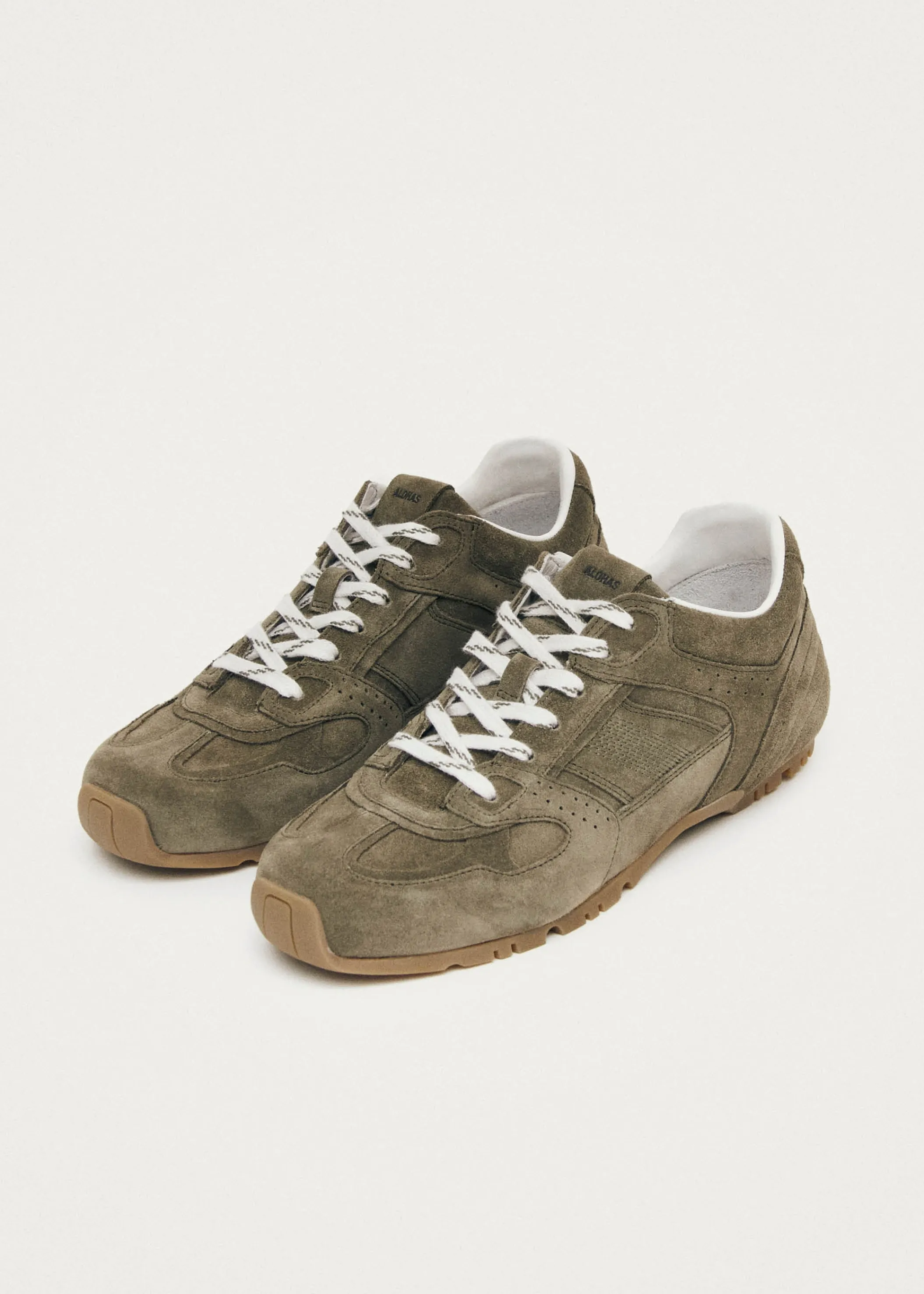 ALOHAS Tb.56 Suede Khaki Leder Sneaker< Sneaker | Men