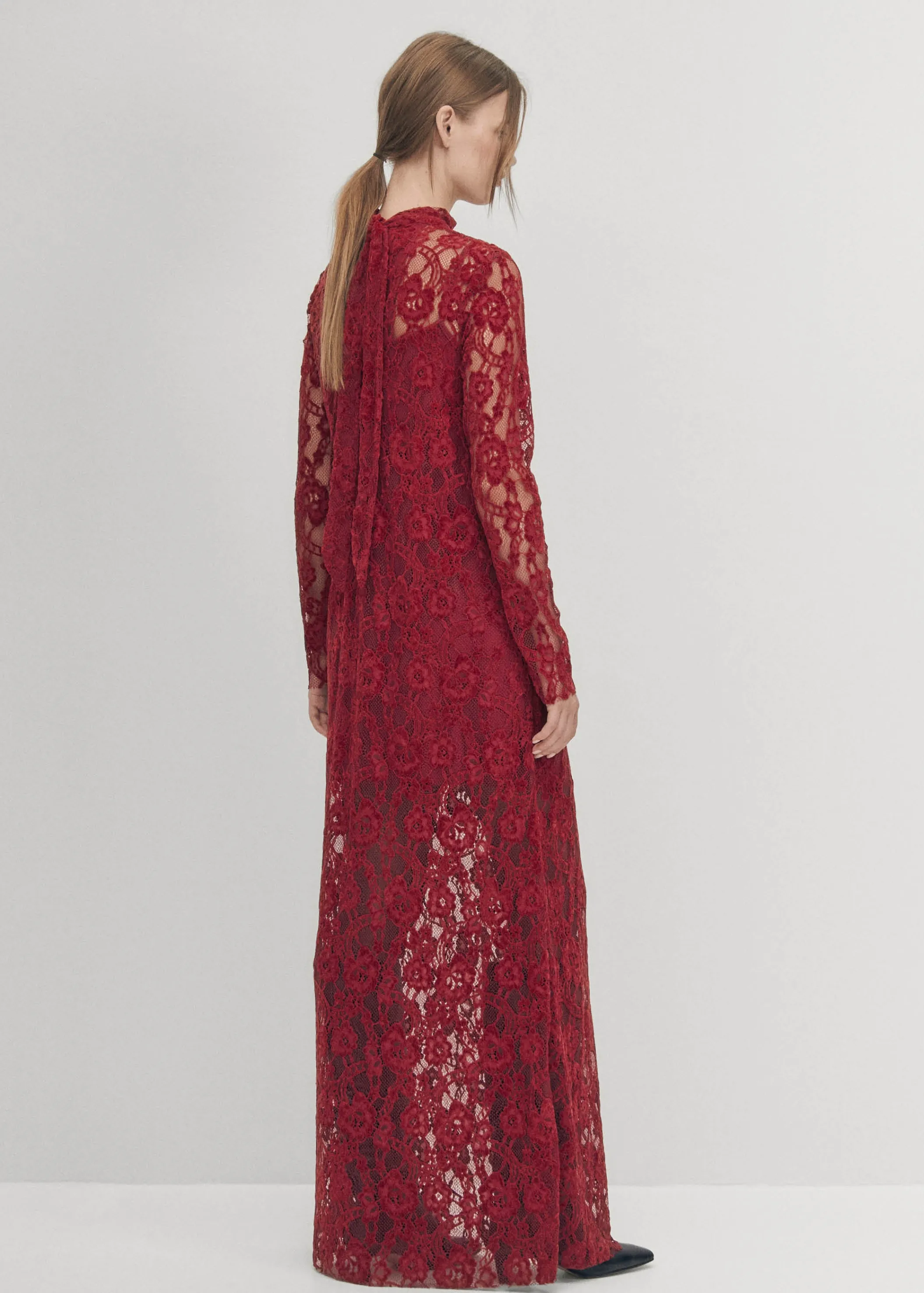 ALOHAS Tiban Lace Wein Kleid< Kleider