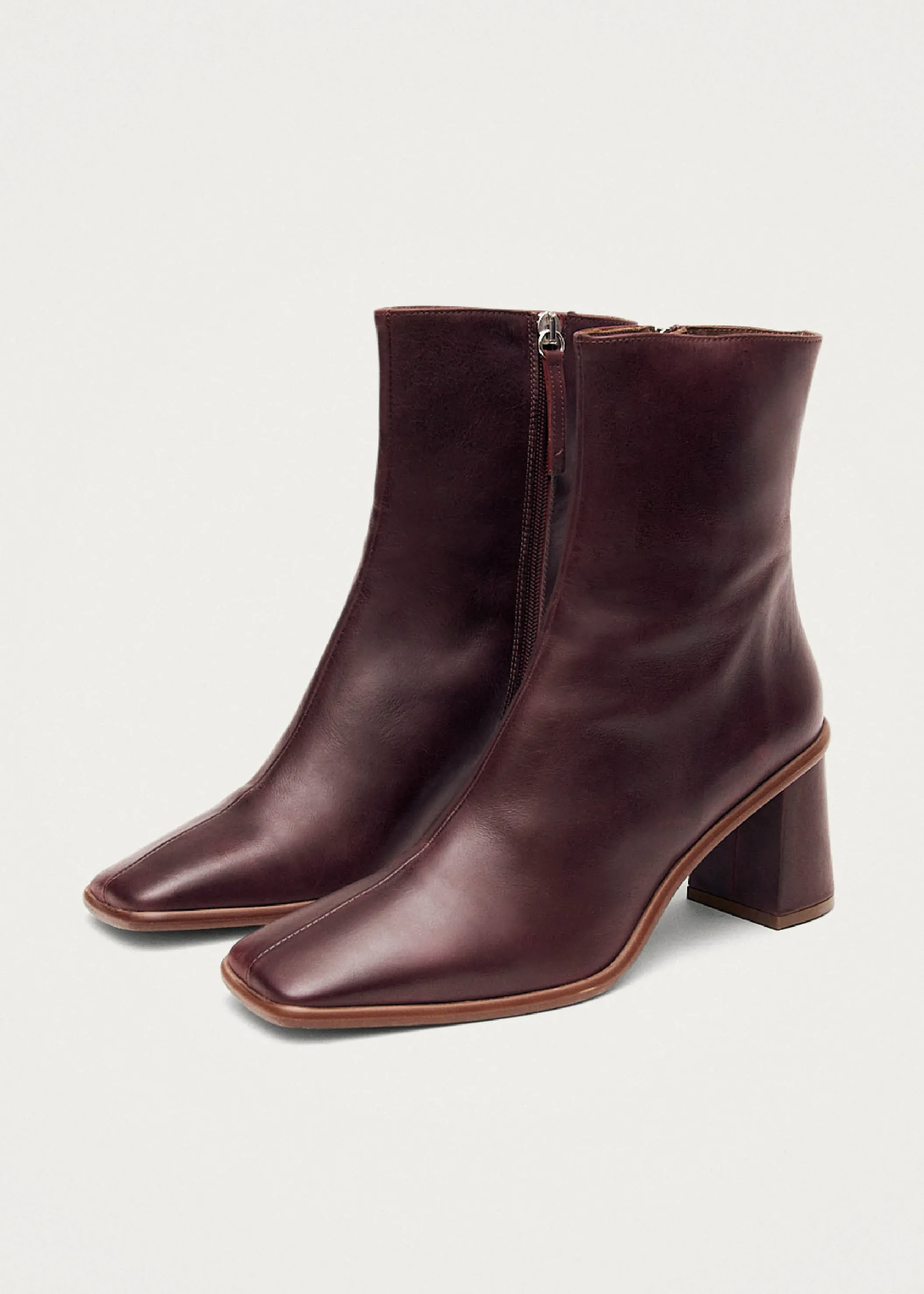 ALOHAS West Cape Rote Lederstiefel< Stiefel