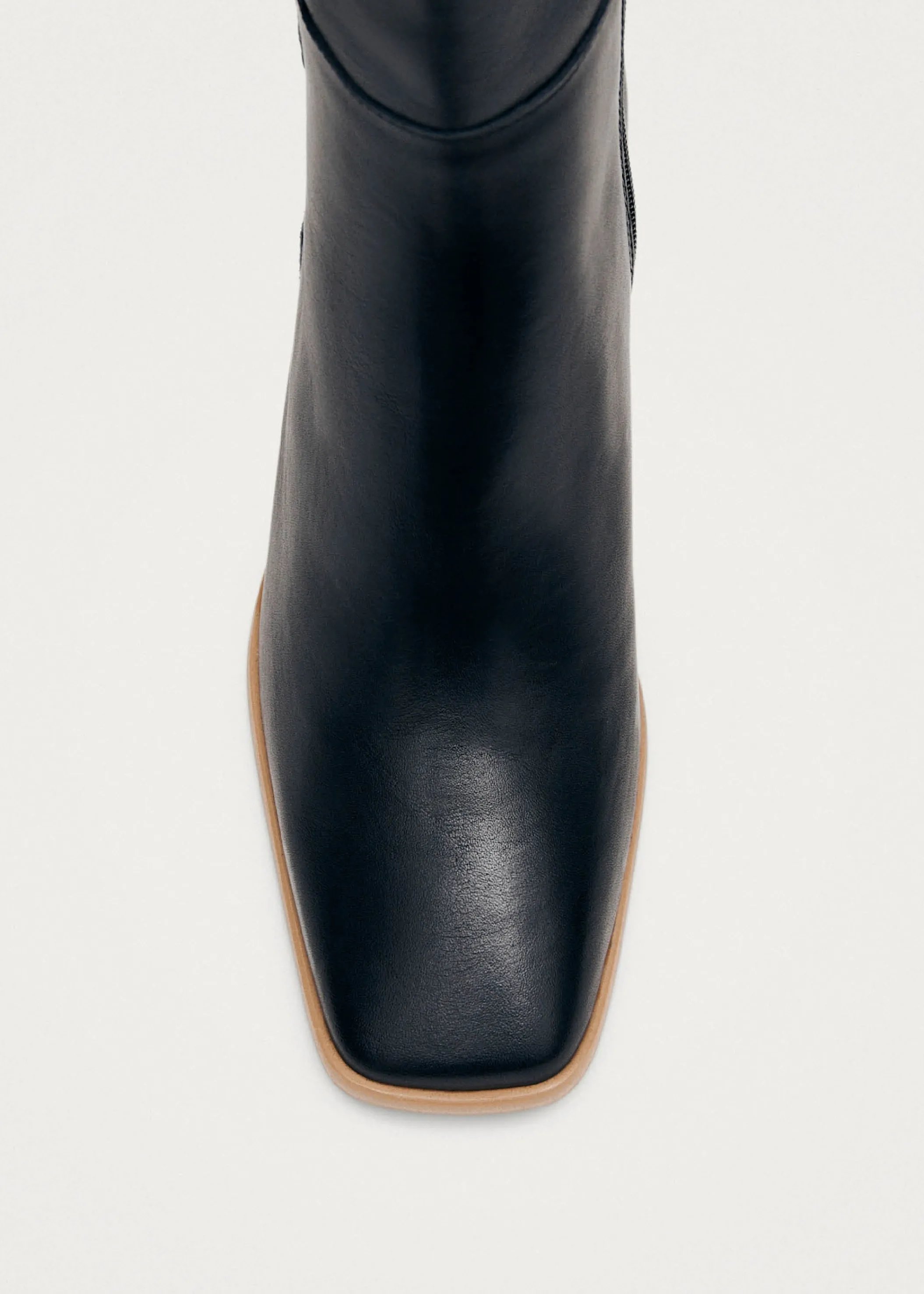 ALOHAS West Vintage Schwarze Lederstiefel< Stiefel